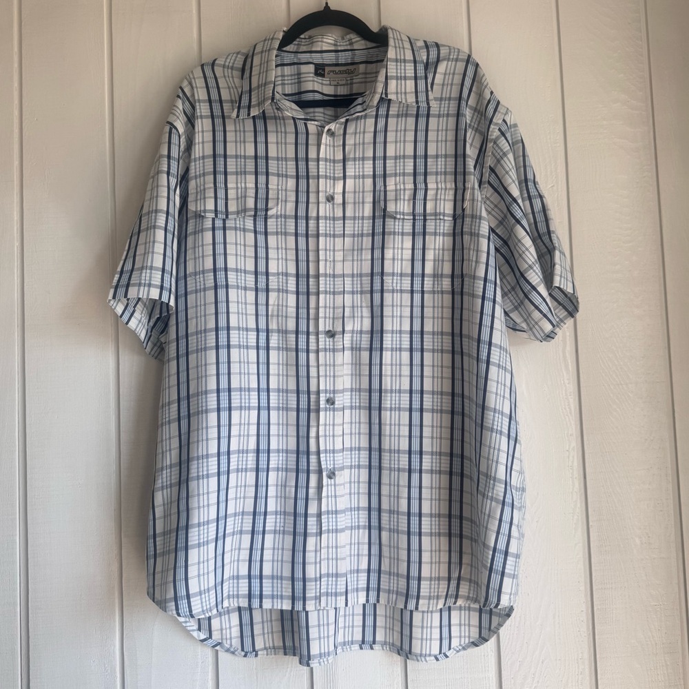 Rusty 2000’s Plaid Button Up Tee